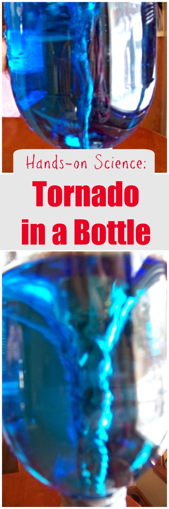 How to make a Tornado in a bottle | weather science experiment for kids