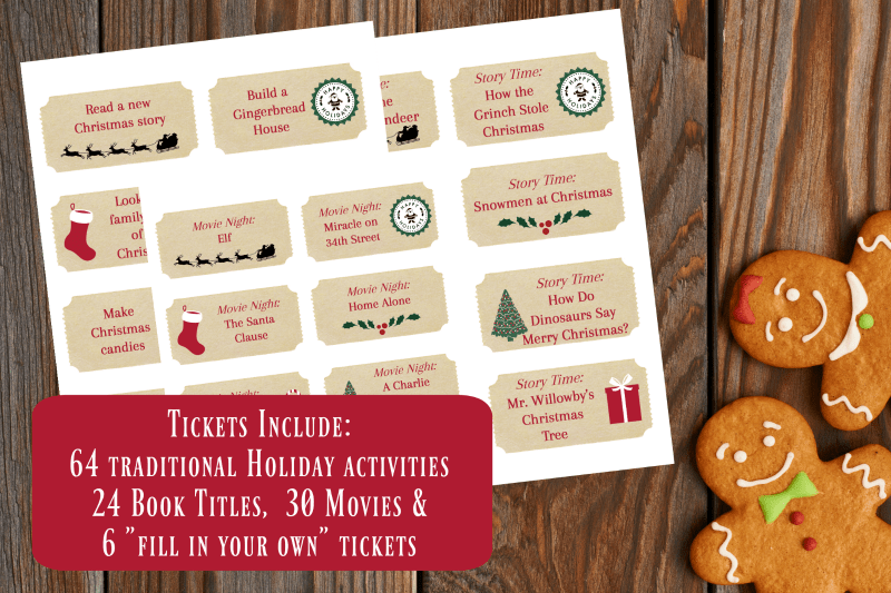 12 Days of Christmas Activities Tickets Include
