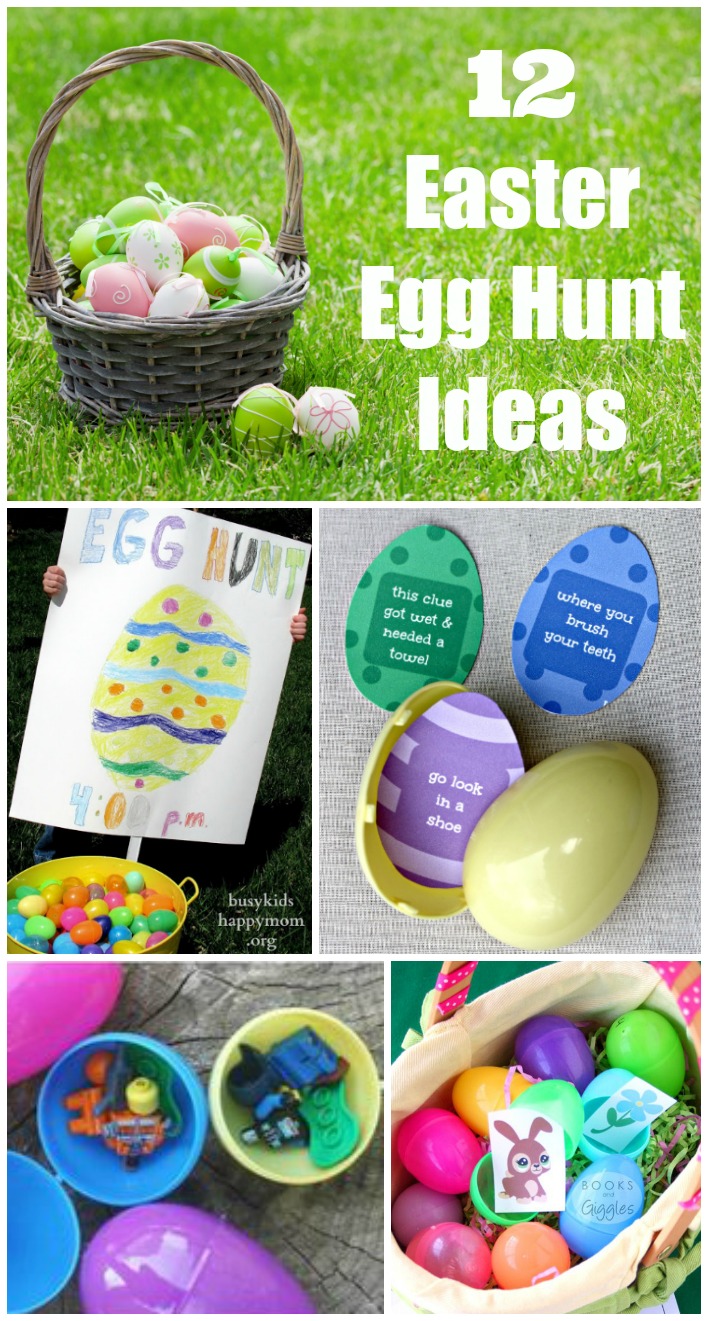 Indoor and outdoor Easter Egg Hunt Ideas