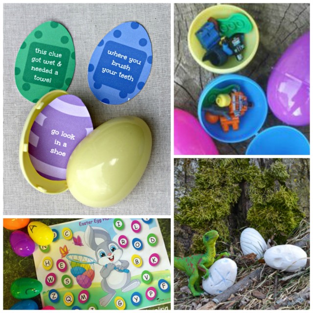 Ideas for indoor and outdoor egg hunts for Easter morning