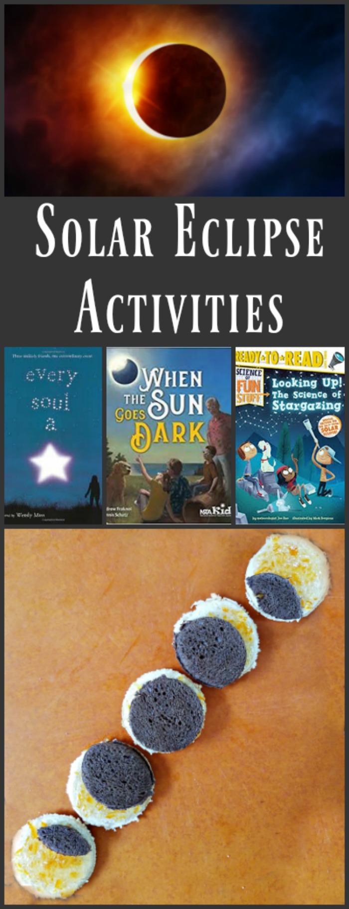 Solar eclipse activities: party food ideas, science activities and viewing tips!