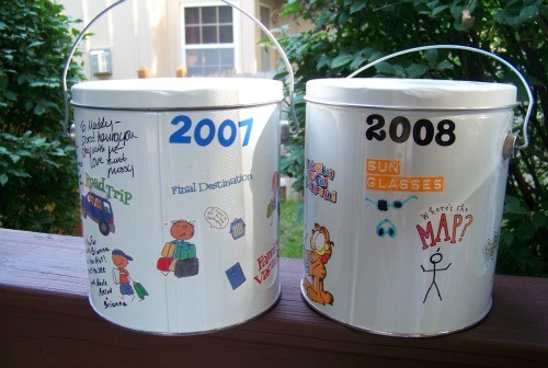 Vacation Craft for Kids: Travel Buckets & Bags