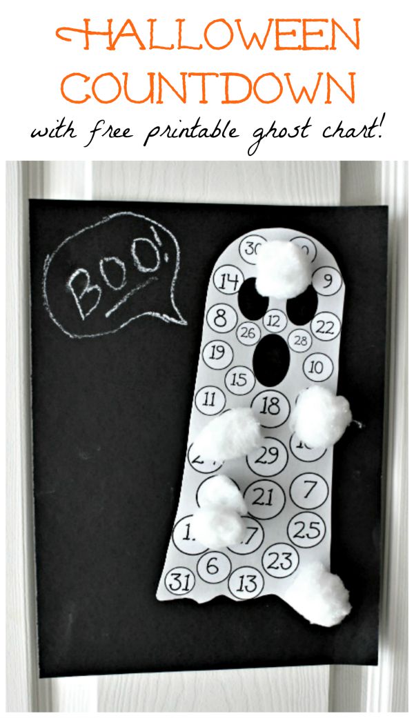Free Halloween Countdown Printable For Kids Edventures With Kids