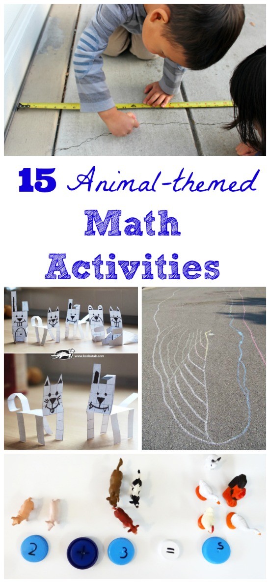 15 Animal Math Games and Activities for Preschool & Elementary