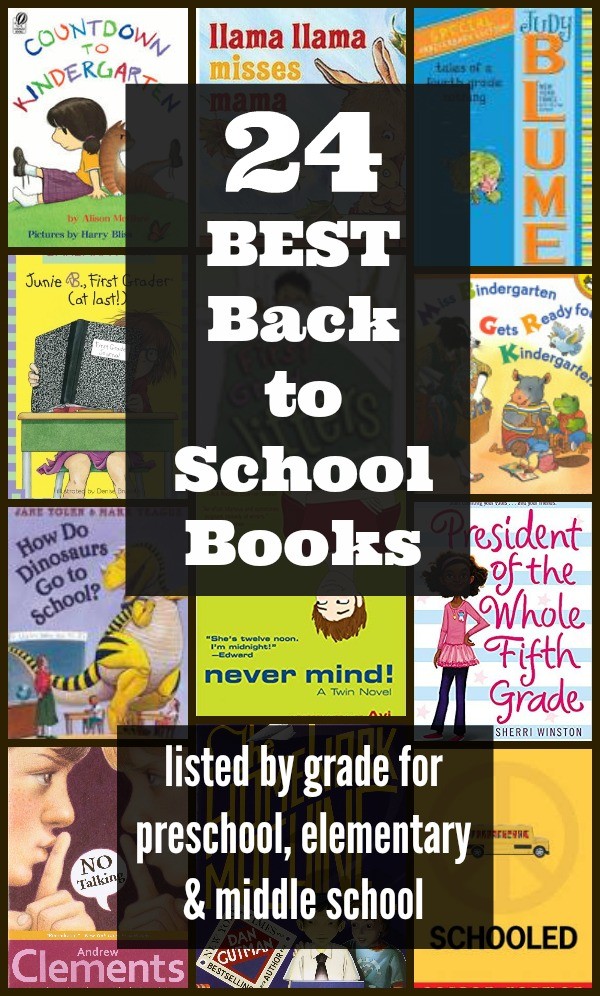 Books to read to get ready for back to school