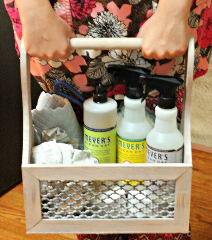 Creating a cleaning caddy to make cleaning easier and more efficient -  Planning With Kids