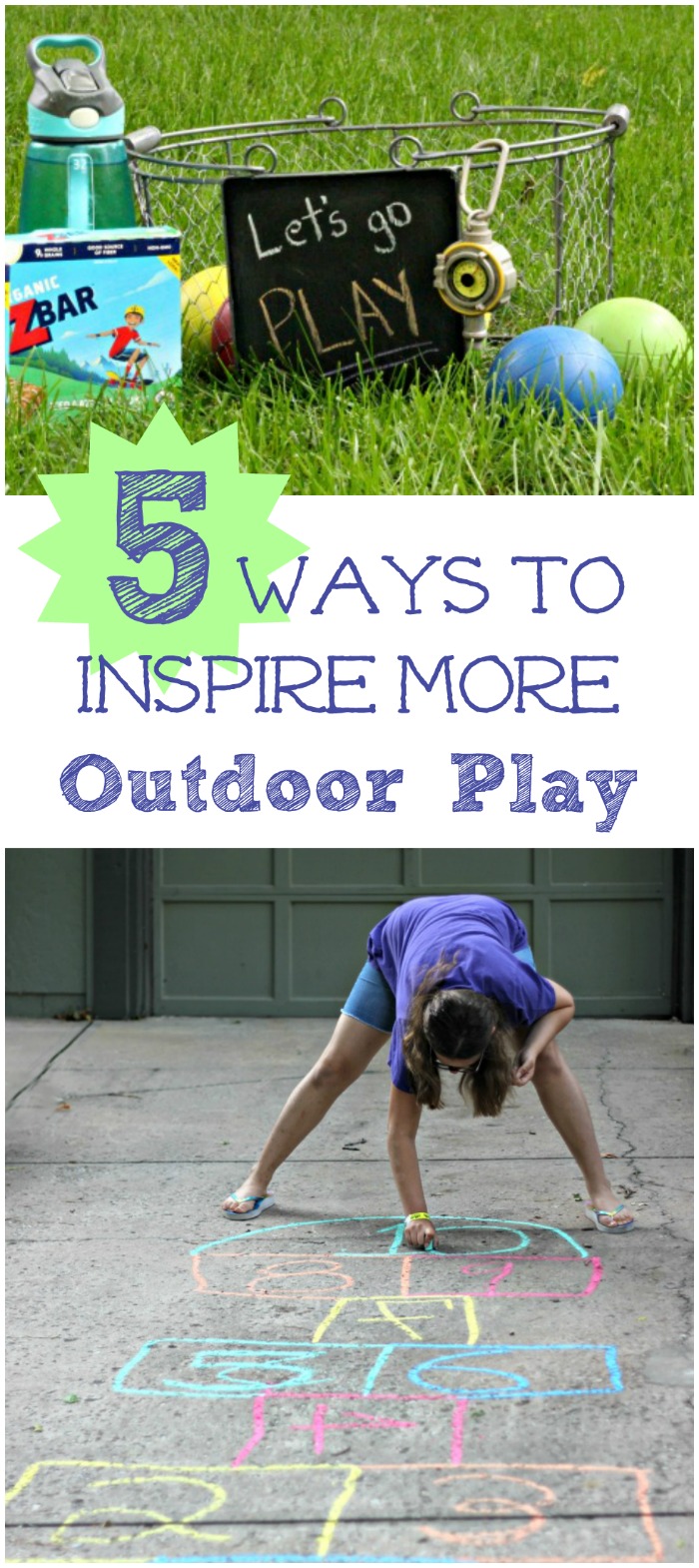 Ideas for getting Kids Outside to Play more!