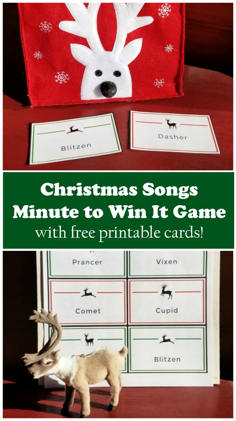 Christmas Minute To Win It Printable Hantide