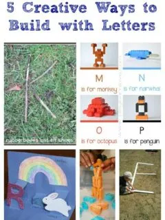 Creative Ways to Build Your Letters