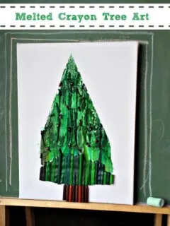 Crayon Tree Art Project