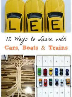 Fun Ways to Learn with Cars, Boats & Trains