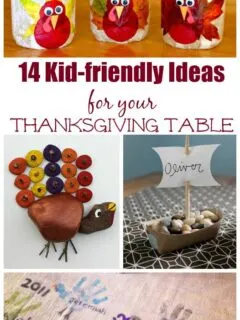 kids activities for the thanksgiving table