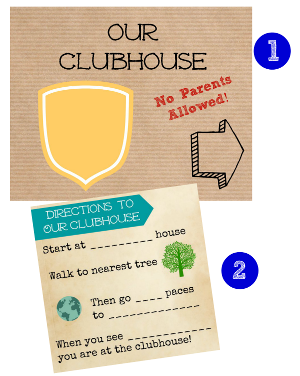 free printable signs for kids club