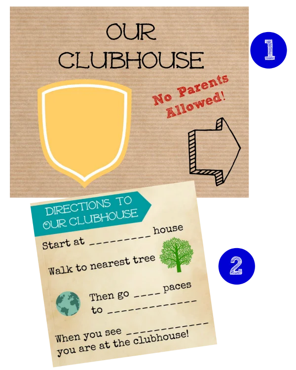 free printable signs for kids club