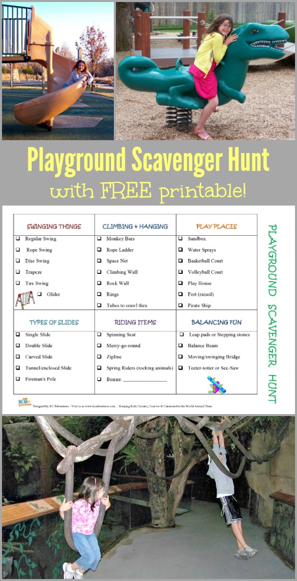 Playground Scavenger Hunt Game