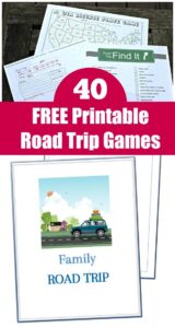 40 Free Printable Road Trip Games &amp; Activities for Kids