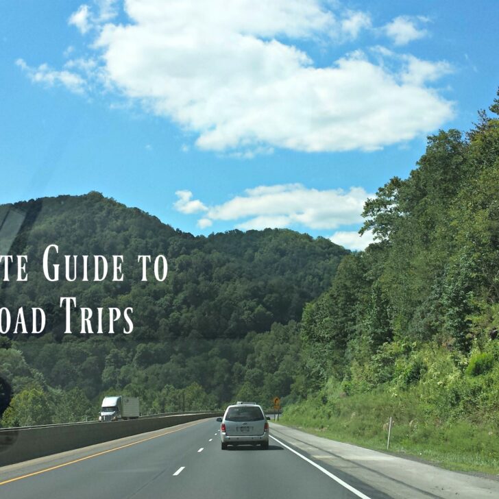 Road trip checklist with kids